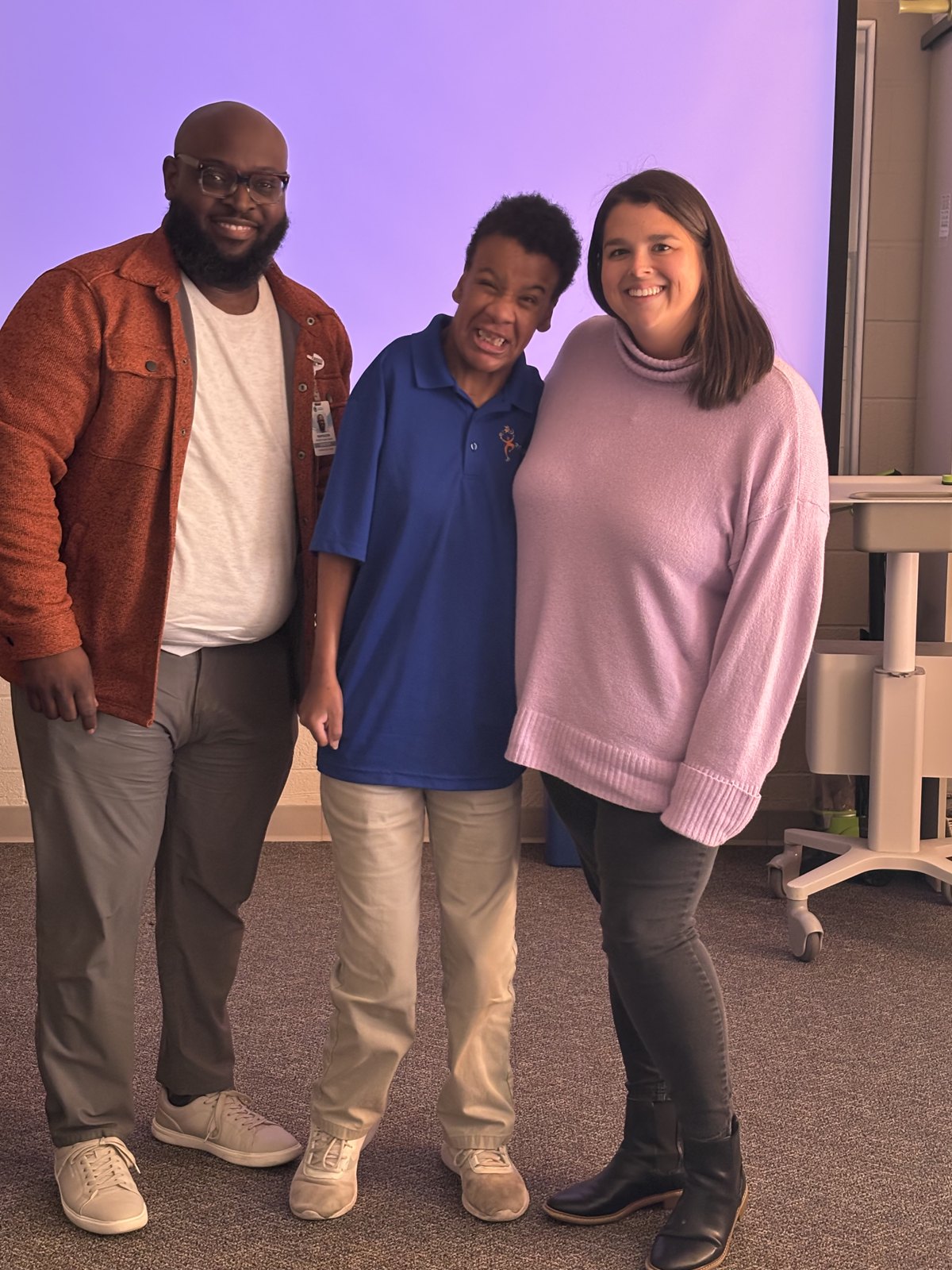 Miss T with her Project SEARCH mentors