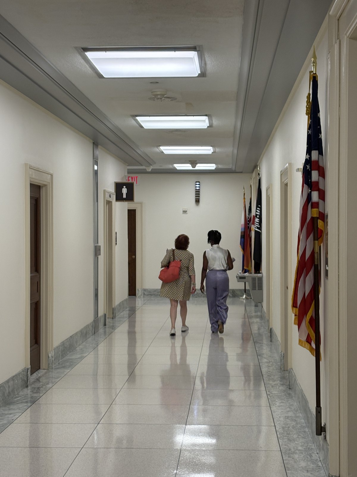 Walking the halls in Washington, DC